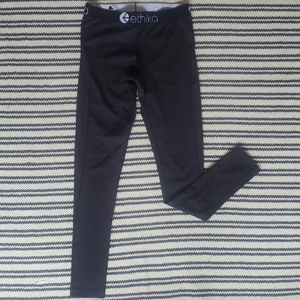 Ethika all black Snakeskin Leggings